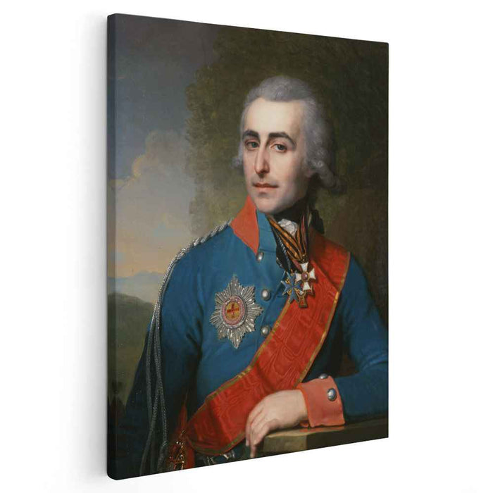 Portrait of General adjutant Count Pyotr Tolstoy (1799) by Vladimir Borovikovsky
