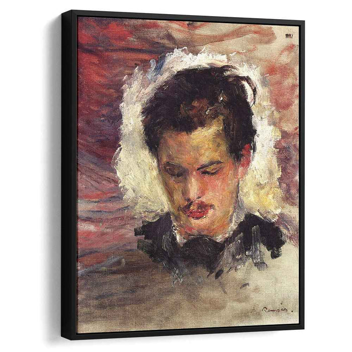 Portrait of Georges Riviere (1880) by Pierre-Auguste Renoir