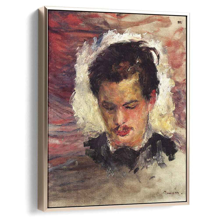 Portrait of Georges Riviere (1880) by Pierre-Auguste Renoir