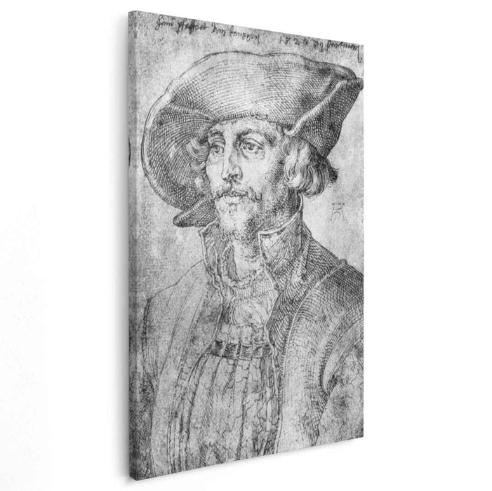 Portrait of Hans Pfaffrot of Gdansk by Albrecht Durer