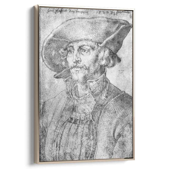 Portrait of Hans Pfaffrot of Gdansk by Albrecht Durer