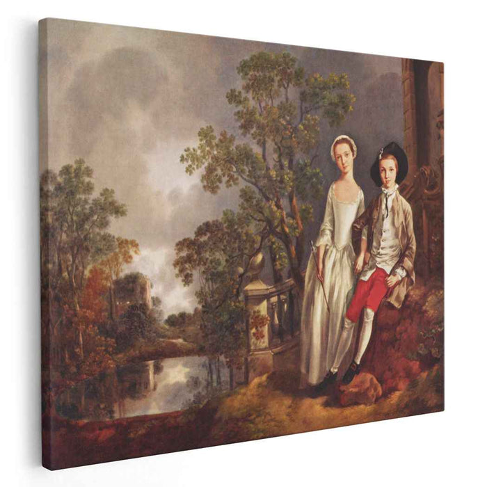 Portrait of Heneage Lloyd and his Sister, Lucy by Thomas Gainsborough