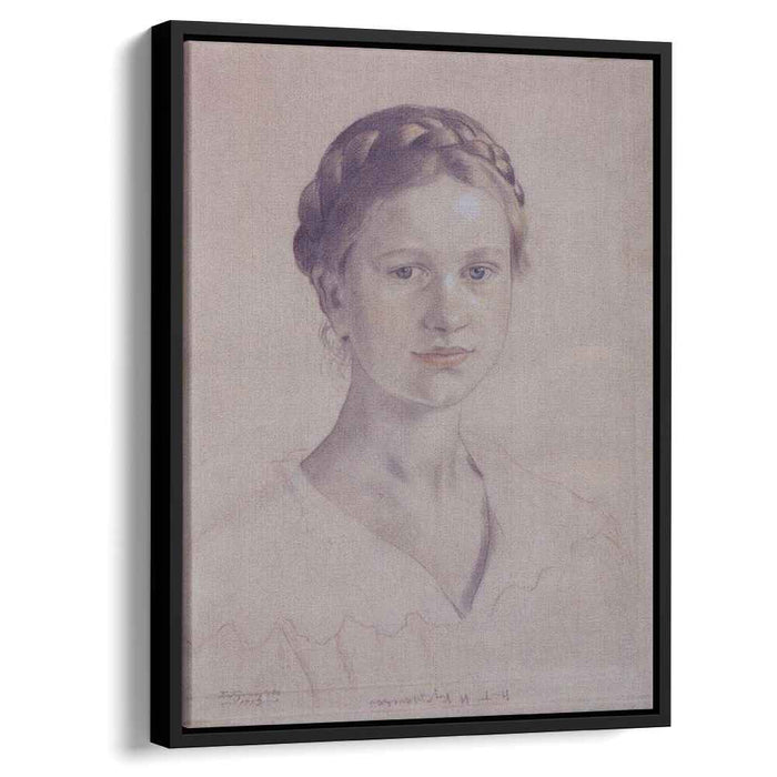 Portrait of I.B. Kustodieva, daughter of the artist by Boris Kustodiev