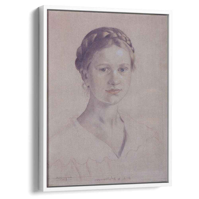 Portrait of I.B. Kustodieva, daughter of the artist by Boris Kustodiev