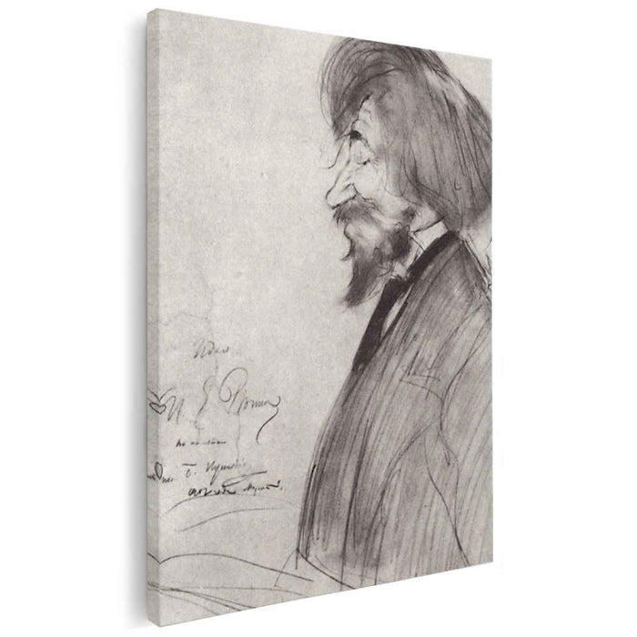 Portrait of Ilya Repin (1902) by Boris Kustodiev