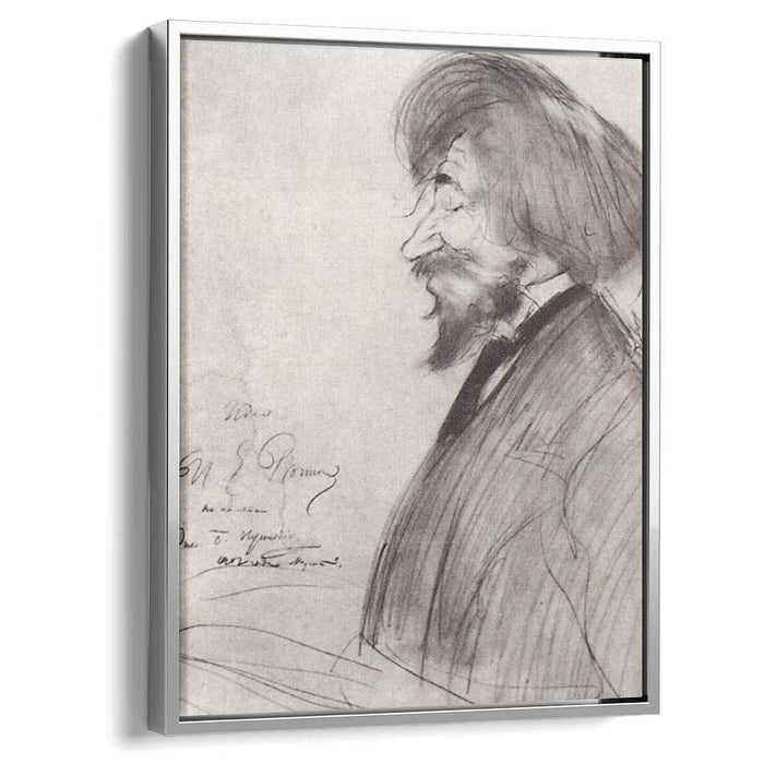 Portrait of Ilya Repin (1902) by Boris Kustodiev