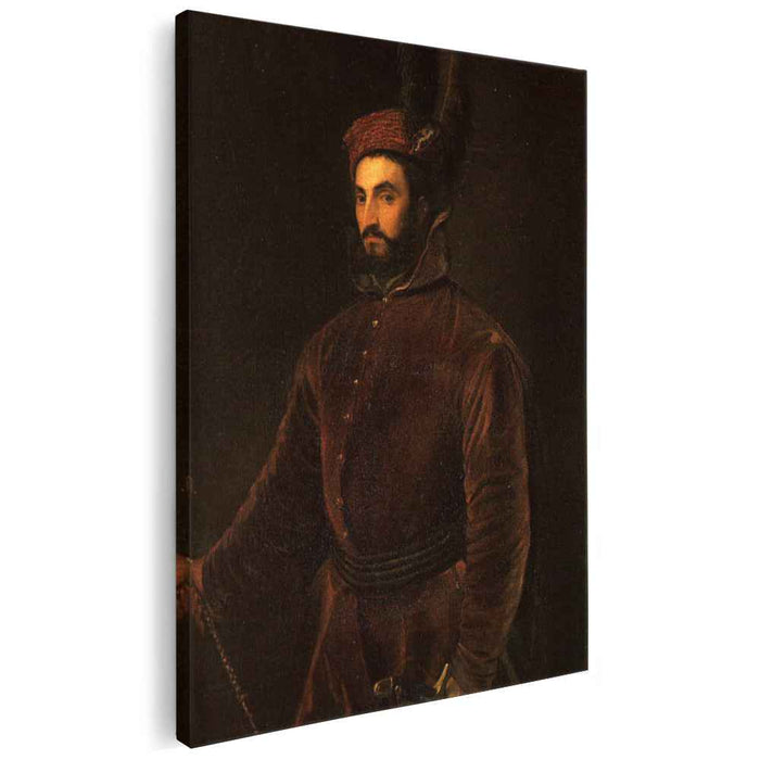 Portrait of Ippolito de Medici in a Hungarian Costume (1533) by Titian
