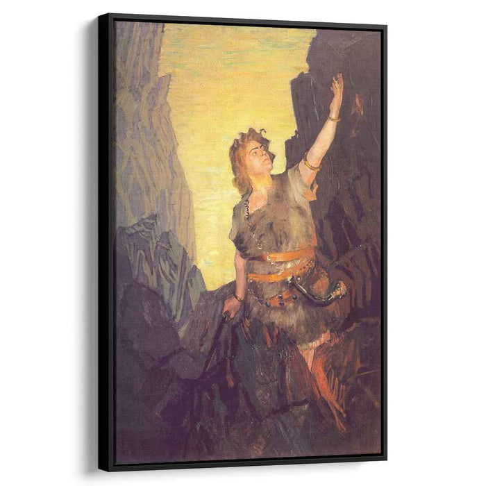 Portrait of Ivan Yershov, the role of Siegfried by Boris Kustodiev