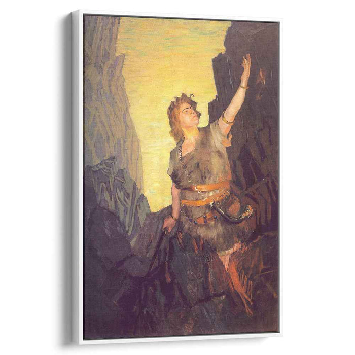 Portrait of Ivan Yershov, the role of Siegfried by Boris Kustodiev