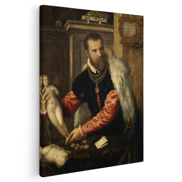 Portrait of Jacopo Strada (1568) by Titian