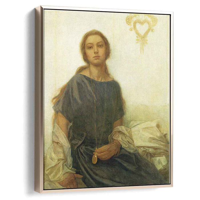 Portrait of Jaroslava (1930) by Alphonse Mucha