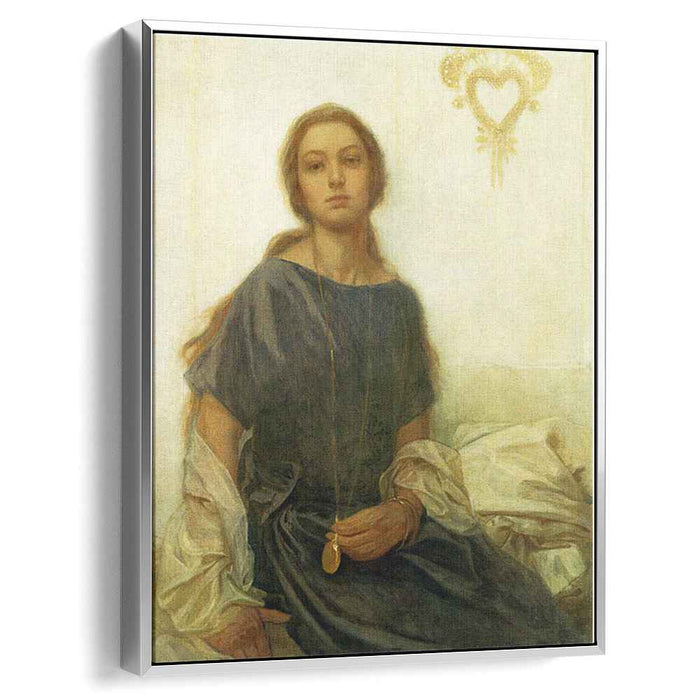 Portrait of Jaroslava (1930) by Alphonse Mucha