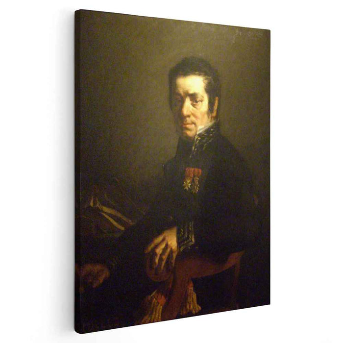 Portrait of Javain (Mayor of Cherbourg) (1841) by Jean-Francois Millet