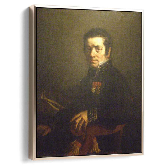 Portrait of Javain (Mayor of Cherbourg) (1841) by Jean-Francois Millet