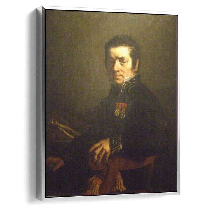 Portrait of Javain (Mayor of Cherbourg) (1841) by Jean-Francois Millet