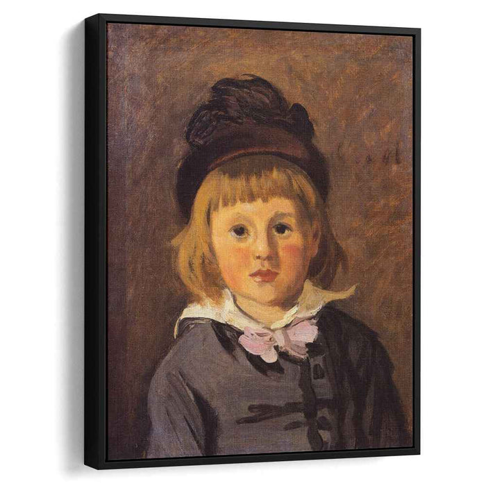 Portrait of Jean Monet Wearing a Hat with a Pompom (1869) by Claude Monet