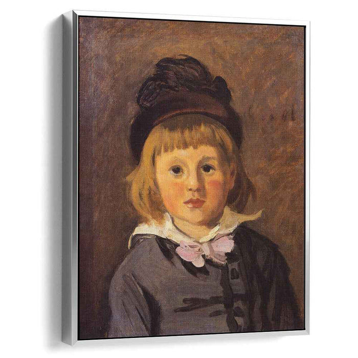 Portrait of Jean Monet Wearing a Hat with a Pompom (1869) by Claude Monet