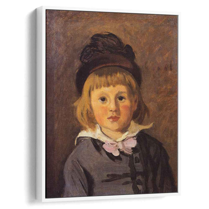 Portrait of Jean Monet Wearing a Hat with a Pompom (1869) by Claude Monet