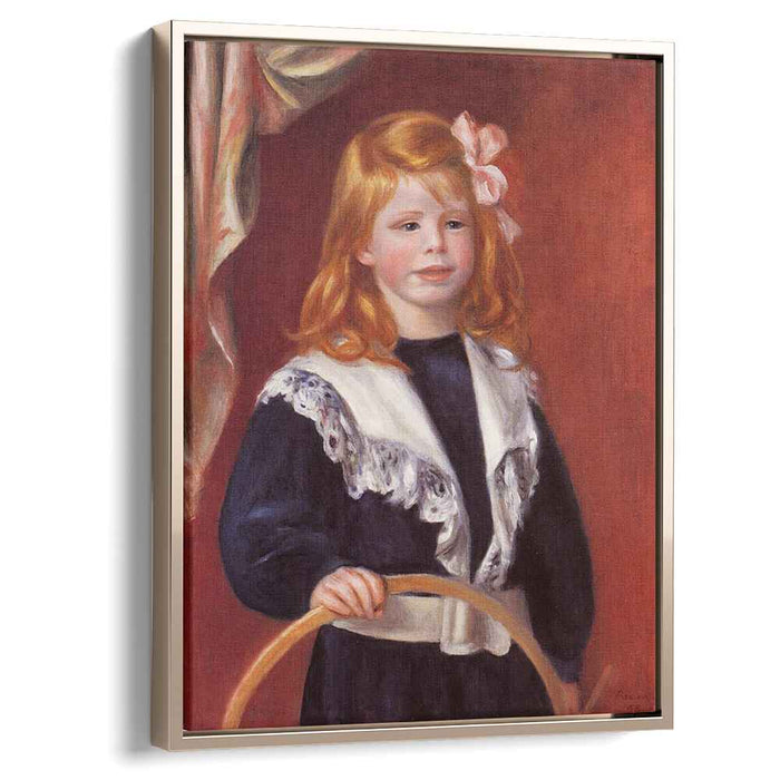 Portrait of Jean Renoir (Child with a Hoop) (1898) by Pierre-Auguste Renoir
