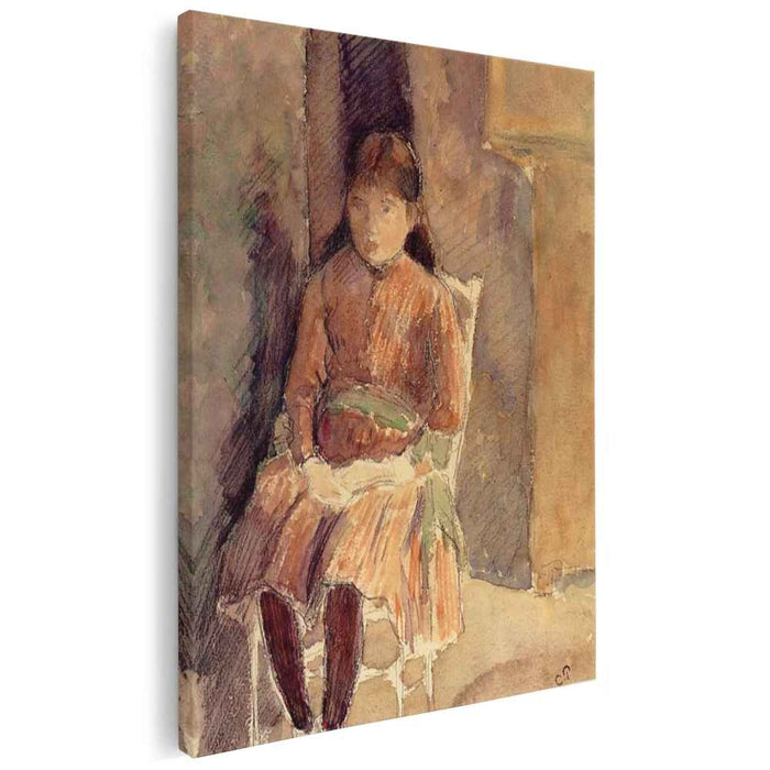 Portrait of Jeanne, the Artist's Daughter by Camille Pissarro