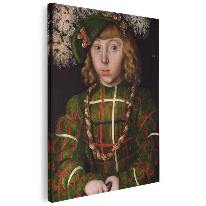 Portrait Of Johann Friederich I the Magnanimous, Elector of Saxony by Lucas Cranach the Elder