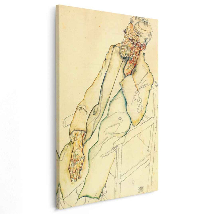 Portrait of Johann Harms (1916) by Egon Schiele