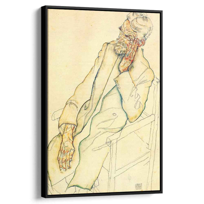 Portrait of Johann Harms (1916) by Egon Schiele