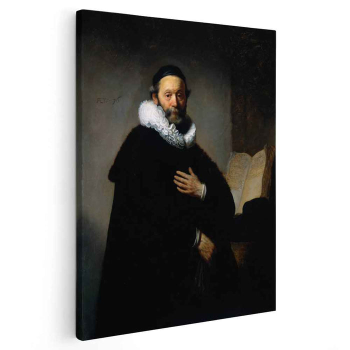 Portrait of Johannes Wtenbogaert (1633) by Rembrandt