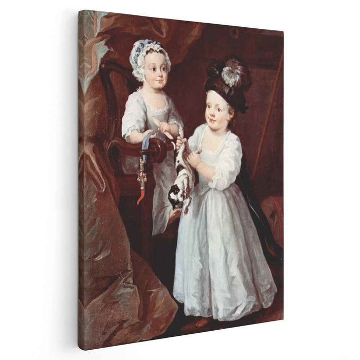 Portrait of Lady Mary Grey and Lord George Grey (1740) by William Hogarth