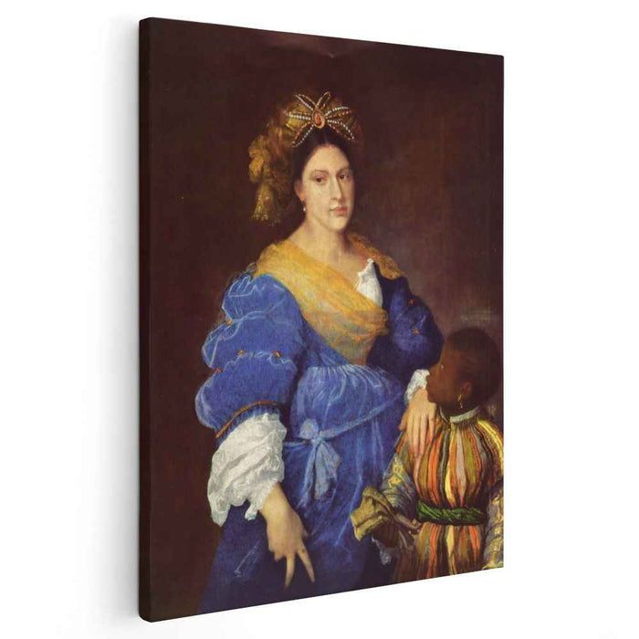 Portrait of Laura de Dianti (1523) by Titian