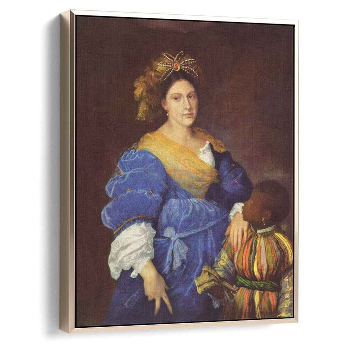 Portrait of Laura de Dianti (1523) by Titian