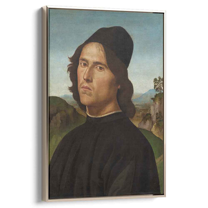 Portrait of Lorenzo di Credi (1488) by Pietro Perugino