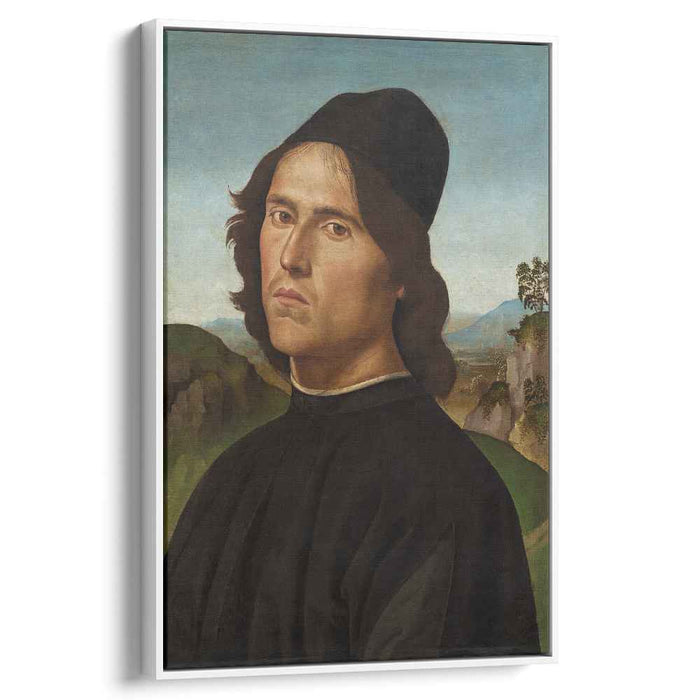 Portrait of Lorenzo di Credi (1488) by Pietro Perugino