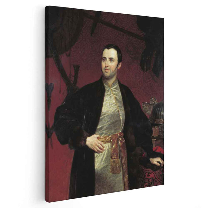 Portrait of M. A. Obolensky (1846) by Karl Bryullov