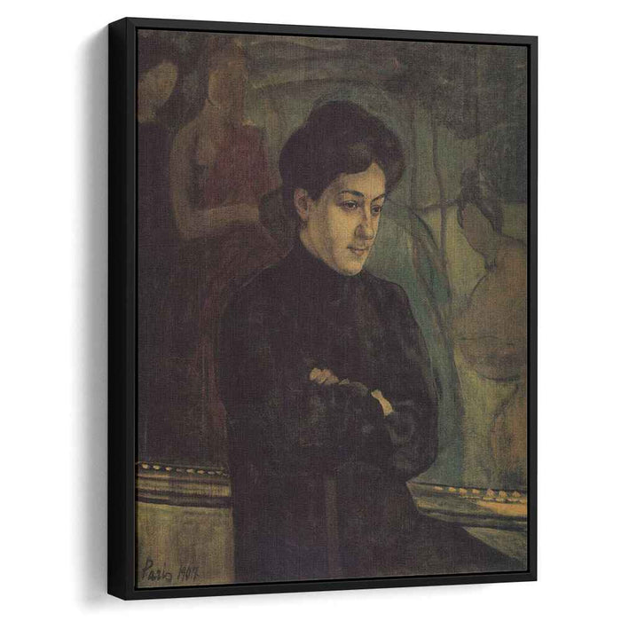 Portrait of M.F.Petrova-Vodkina (1907) by Kuzma Petrov-Vodkin