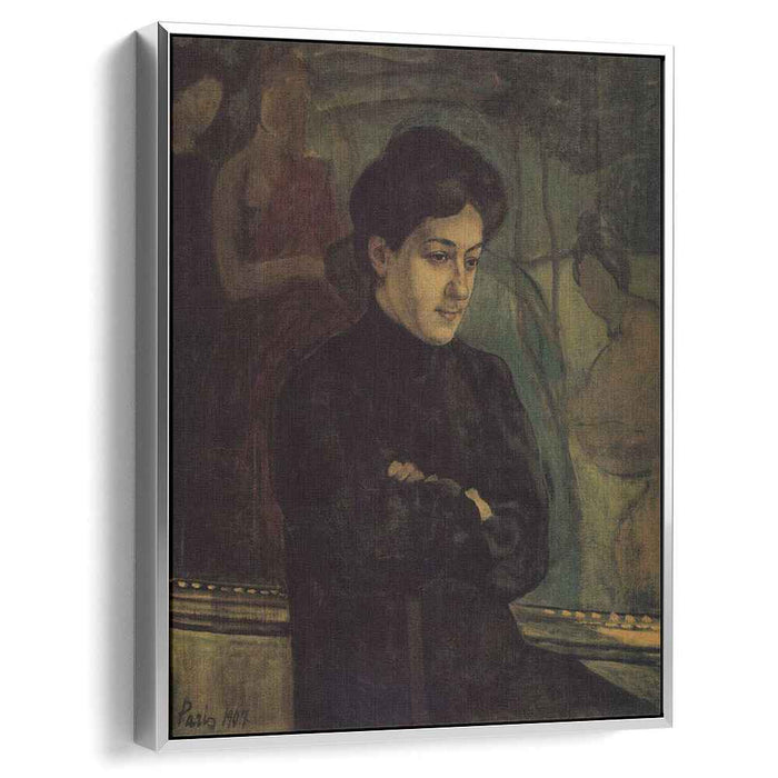 Portrait of M.F.Petrova-Vodkina (1907) by Kuzma Petrov-Vodkin