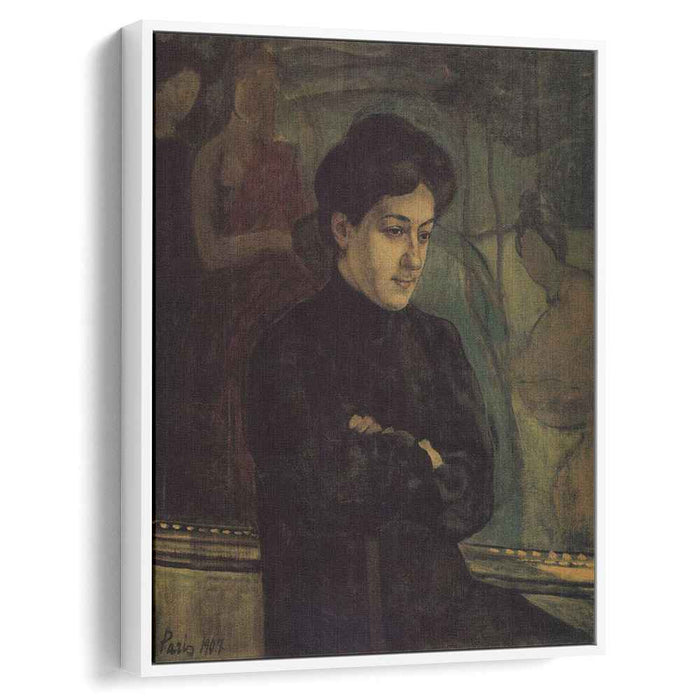 Portrait of M.F.Petrova-Vodkina (1907) by Kuzma Petrov-Vodkin