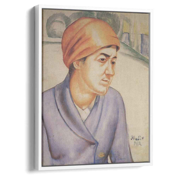 Portrait of M.F.Petrova-Vodkina (1912) by Kuzma Petrov-Vodkin