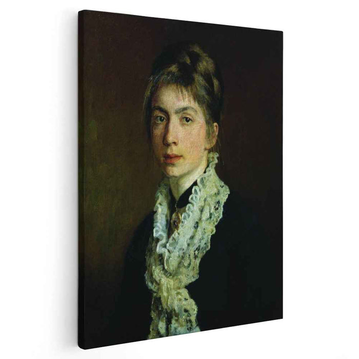 Portrait of M.P. Shevtsova, wife of A. Shevtsov by Ilya Repin