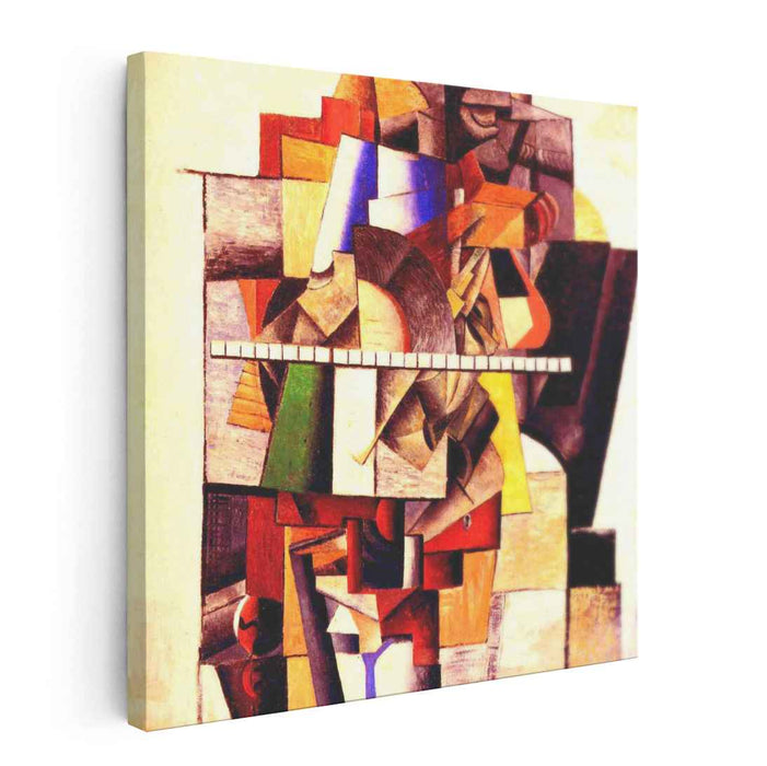 Portrait of M.V.Matyushin (1913) by Kazimir Malevich