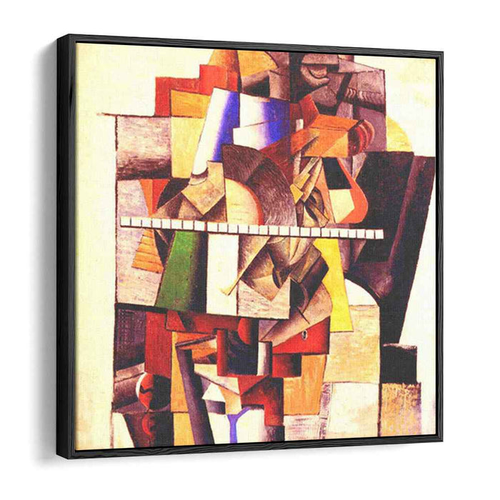 Portrait of M.V.Matyushin (1913) by Kazimir Malevich