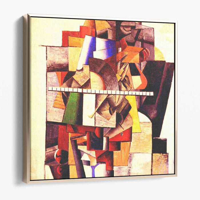 Portrait of M.V.Matyushin (1913) by Kazimir Malevich