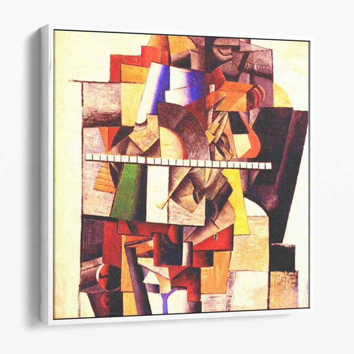 Portrait of M.V.Matyushin (1913) by Kazimir Malevich