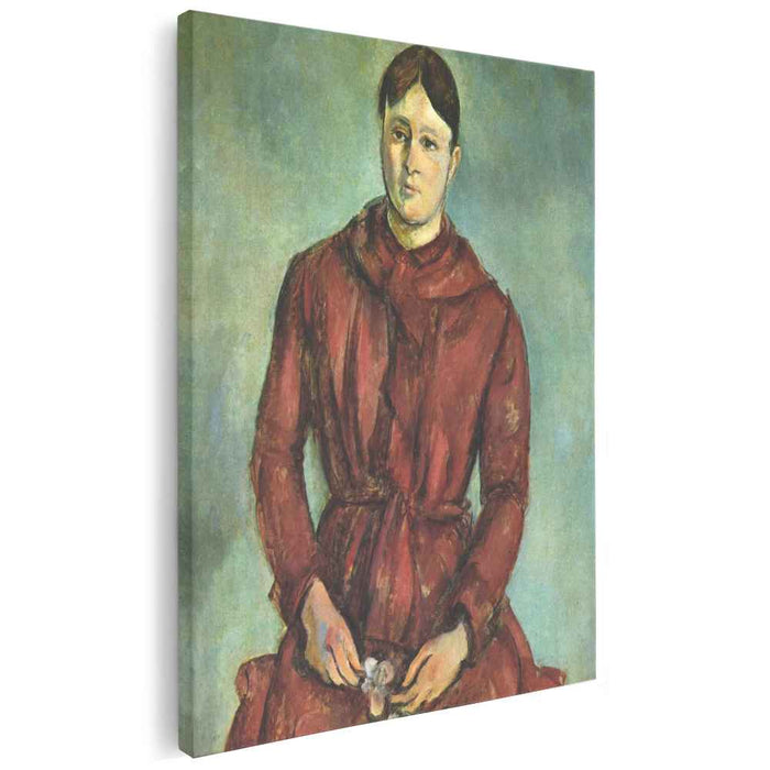 Portrait of Madame Cezanne in a Red Dress (1890) by Paul Cezanne