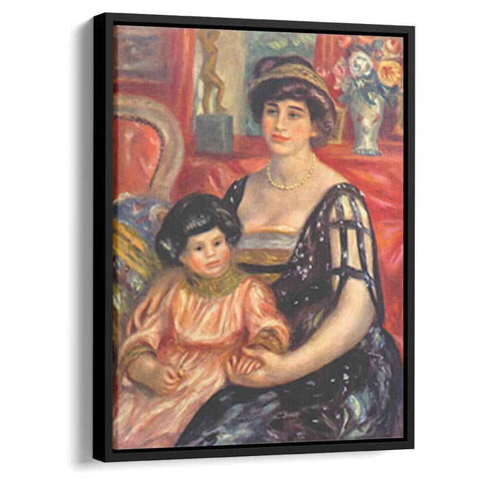 Portrait of Madame Duberville with Her Son Henri (1910) by Pierre-Auguste Renoir