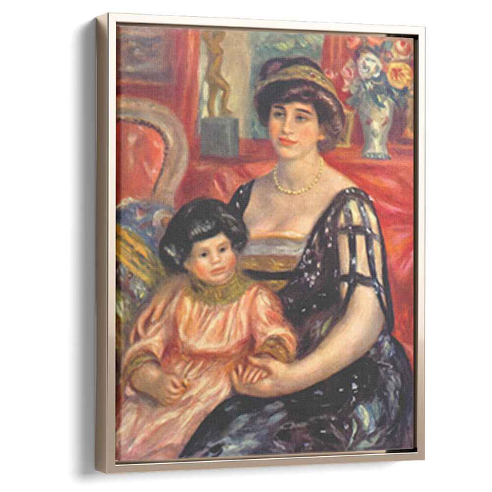 Portrait of Madame Duberville with Her Son Henri (1910) by Pierre-Auguste Renoir