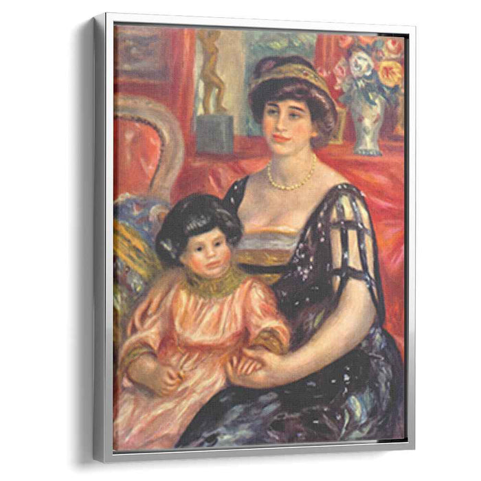 Portrait of Madame Duberville with Her Son Henri (1910) by Pierre-Auguste Renoir