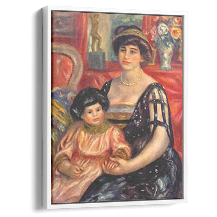 Portrait of Madame Duberville with Her Son Henri (1910) by Pierre-Auguste Renoir