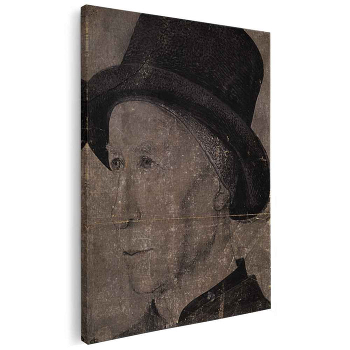 Portrait of Man with hat (1475) by Jean Fouquet