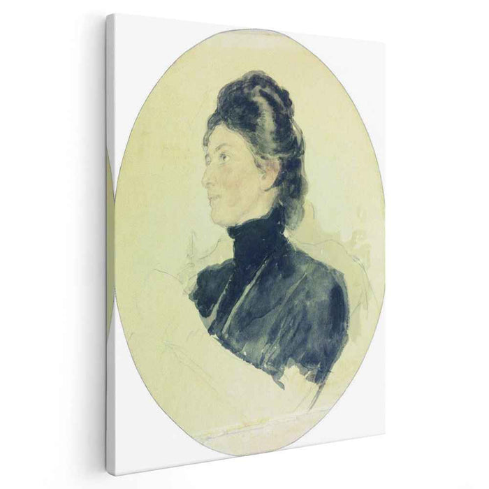 Portrait of Maria Borisovna Chukovskaya (1909) by Ilya Repin